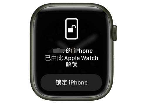 周矶办事处苹果手机维修分享用 AppleWatch 解锁配备面容 ID 的 iPhone方法 
